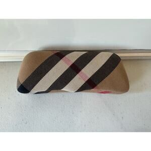 Burberry Luxury Hard Shell Nova Check Clam Shell Glasses Sunglasses Case